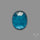 Teal Kyanite Rose Cut High Grade Deep Teal Blue