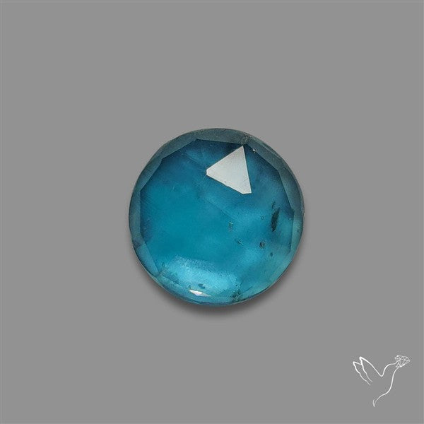 Teal Kyanite Rose Cut High Grade Deep Teal Blue