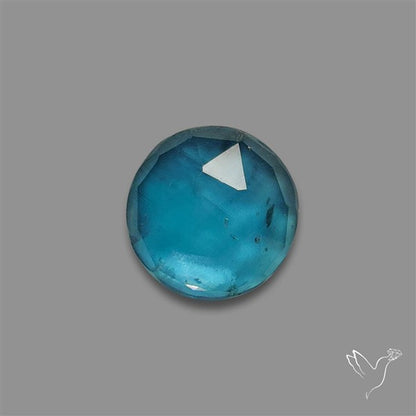 Teal Kyanite Rose Cut High Grade Deep Teal Blue