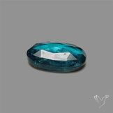Teal Kyanite Rose Cut High Grade Deep Teal Blue