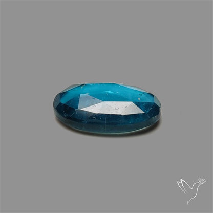 Teal Kyanite Rose Cut High Grade Deep Teal Blue