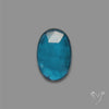 Teal Kyanite Rose Cut High Grade Deep Teal Blue