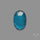 Teal Kyanite Rose Cut High Grade Deep Teal Blue
