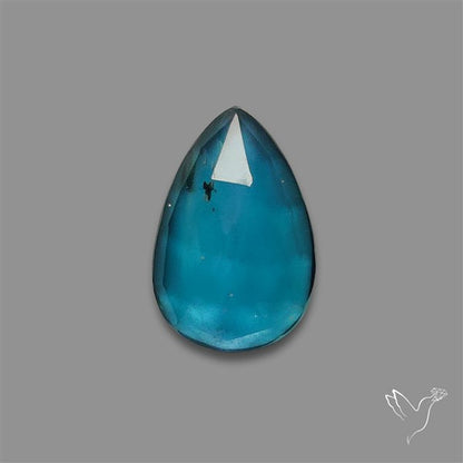 Teal Kyanite Rose Cut High Grade Deep Teal Blue