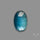Teal Kyanite Rose Cut High Grade Deep Teal Blue