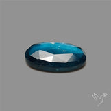 Teal Kyanite Rose Cut High Grade Deep Teal Blue