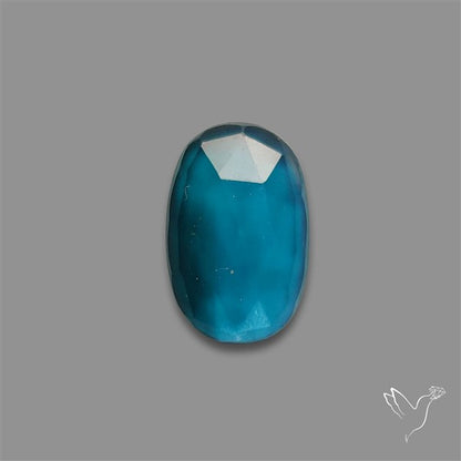 Teal Kyanite Rose Cut High Grade Deep Teal Blue