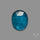 Teal Kyanite Rose Cut High Grade Deep Teal Blue