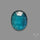 Teal Kyanite Rose Cut High Grade Deep Teal Blue