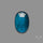 Teal Kyanite Rose Cut High Grade Deep Teal Blue