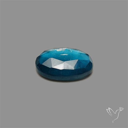 Teal Kyanite Rose Cut High Grade Deep Teal Blue