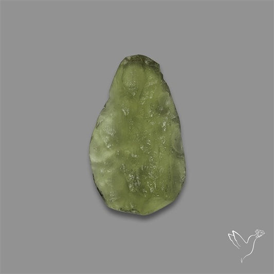 Raw Face Moldavite (Polished Flat Backed)
