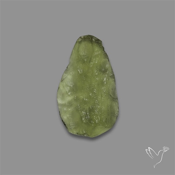 Raw Face Moldavite (Polished Flat Backed)