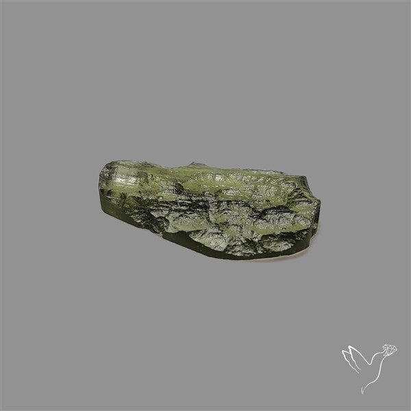 Raw Face Moldavite (Polished Flat Backed)