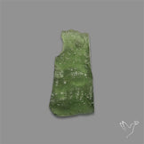 Raw Face Moldavite (Polished Flat Backed)