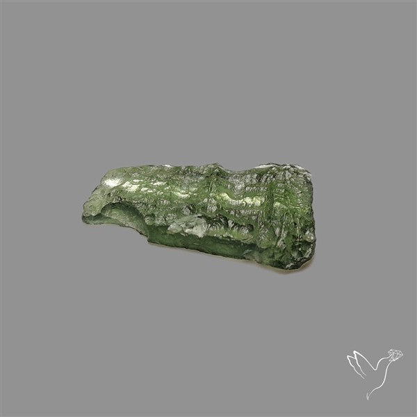 Raw Face Moldavite (Polished Flat Backed)