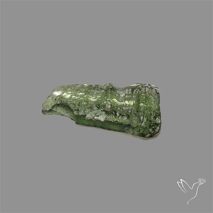 Raw Face Moldavite (Polished Flat Backed)