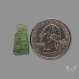 Raw Face Moldavite (Polished Flat Backed)
