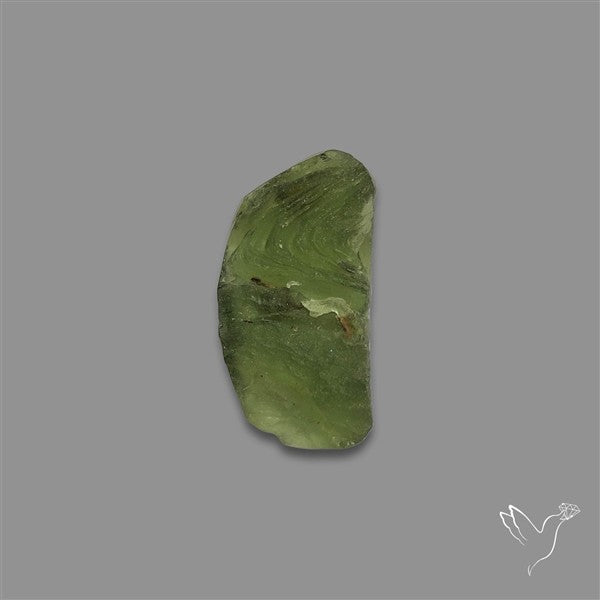 Raw Face Moldavite (Polished Flat Backed)
