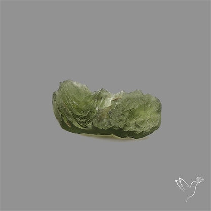 Raw Face Moldavite (Polished Flat Backed)