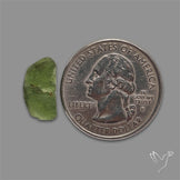 Raw Face Moldavite (Polished Flat Backed)