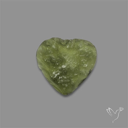 Raw Face Moldavite (Polished Flat Backed)