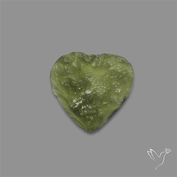 Raw Face Moldavite (Polished Flat Backed)