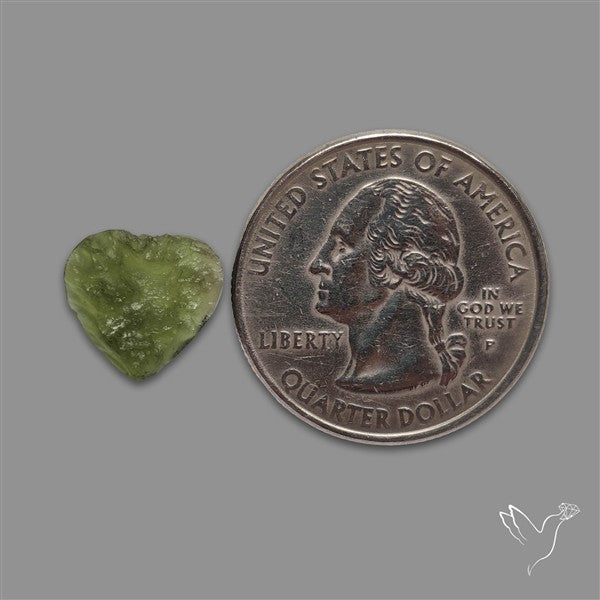 Raw Face Moldavite (Polished Flat Backed)