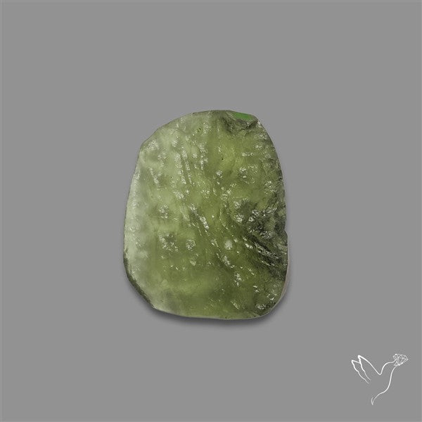 Raw Face Moldavite (Polished Flat Backed)