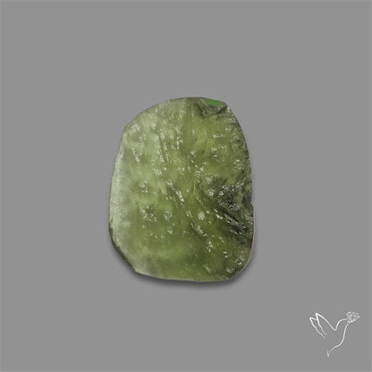 Raw Face Moldavite (Polished Flat Backed)