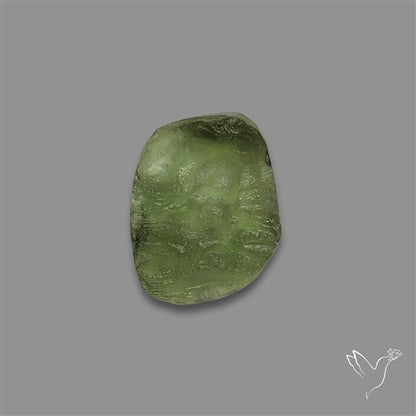 Raw Face Moldavite (Polished Flat Backed)