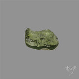 Raw Face Moldavite (Polished Flat Backed)