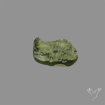 Raw Face Moldavite (Polished Flat Backed)
