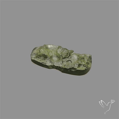 Raw Face Moldavite (Polished Flat Backed)