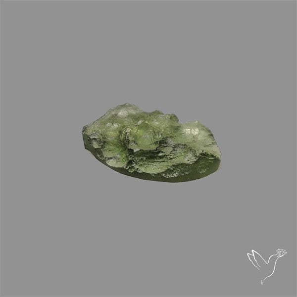 Raw Face Moldavite (Polished Flat Backed)
