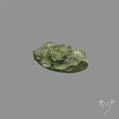 Raw Face Moldavite (Polished Flat Backed)