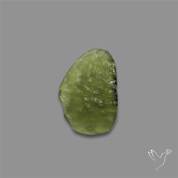Raw Face Moldavite (Polished Flat Backed)