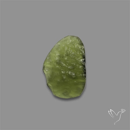 Raw Face Moldavite (Polished Flat Backed)