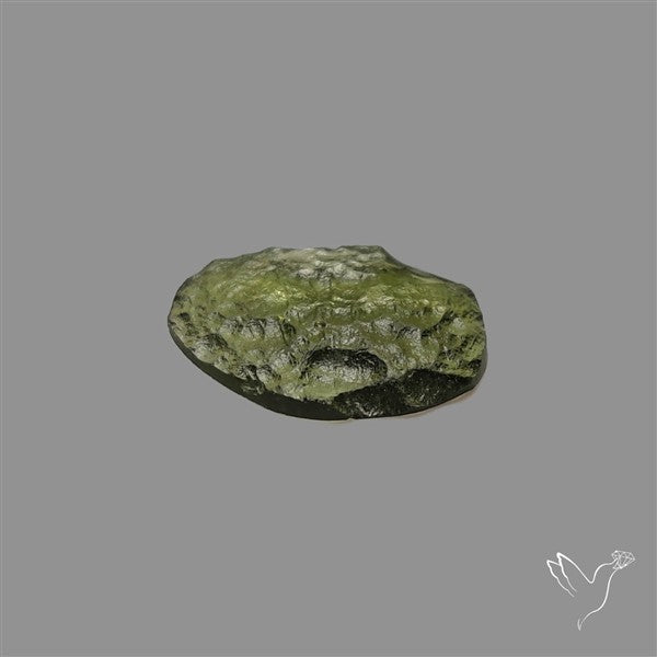Raw Face Moldavite (Polished Flat Backed)