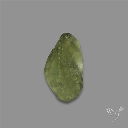 Raw Face Moldavite (Polished Flat Backed)