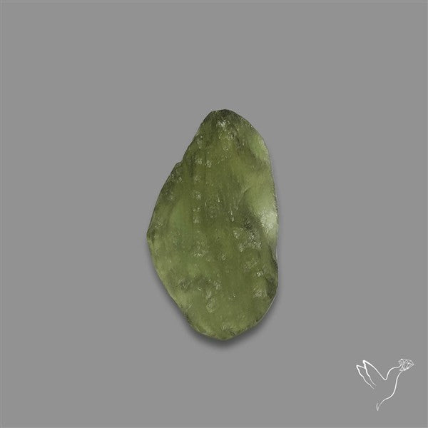 Raw Face Moldavite (Polished Flat Backed)