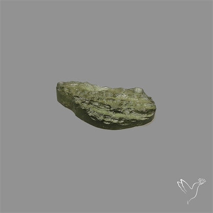 Raw Face Moldavite (Polished Flat Backed)