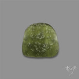 Raw Face Moldavite (Polished Flat Backed)