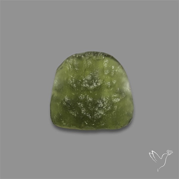 Raw Face Moldavite (Polished Flat Backed)