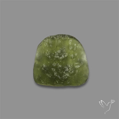 Raw Face Moldavite (Polished Flat Backed)