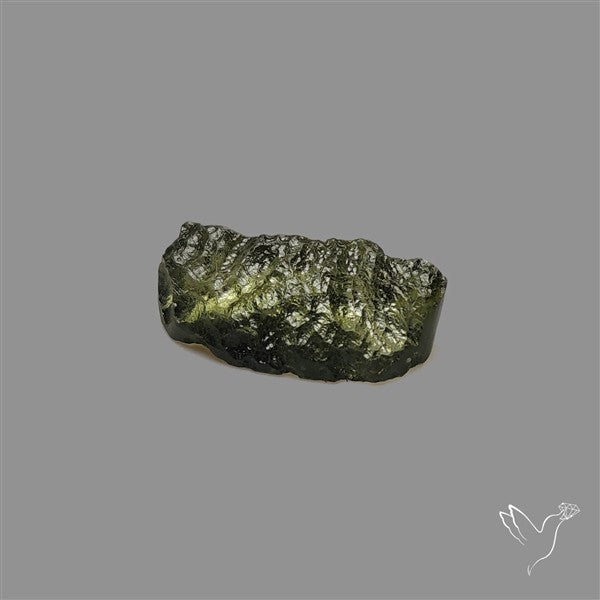 Raw Face Moldavite (Polished Flat Backed)
