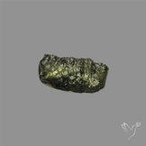 Raw Face Moldavite (Polished Flat Backed)