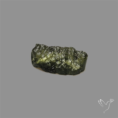 Raw Face Moldavite (Polished Flat Backed)