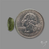 Raw Face Moldavite (Polished Flat Backed)