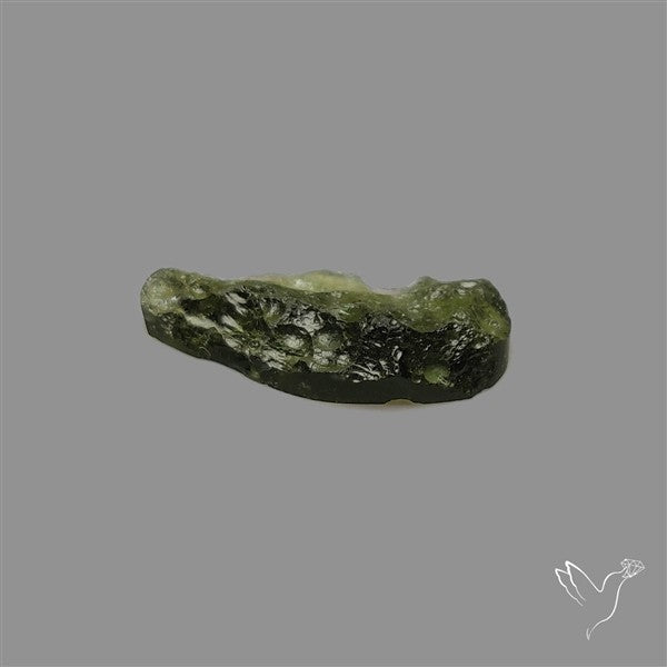 Raw Face Moldavite (Polished Flat Backed)